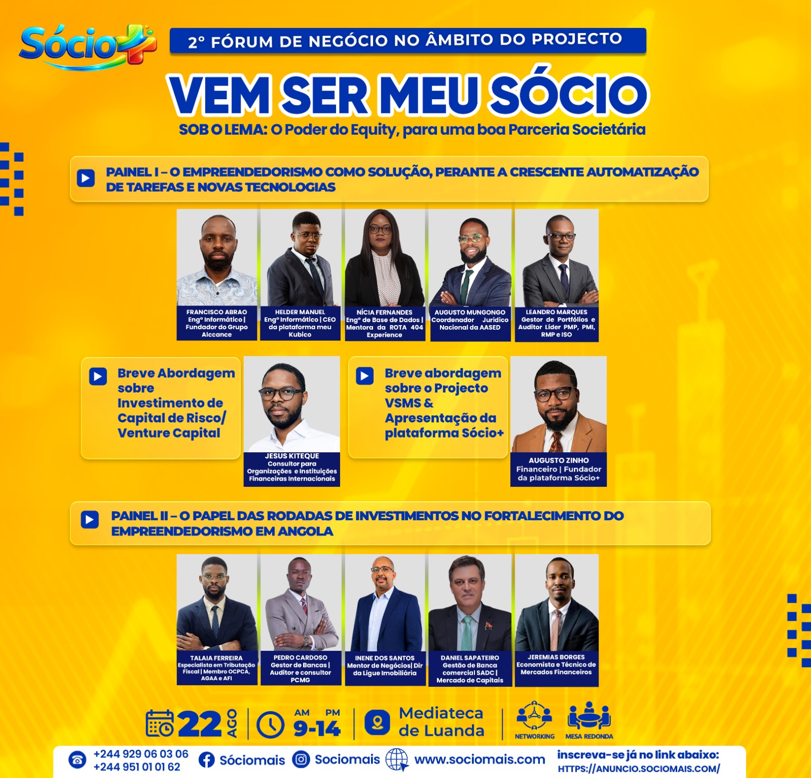 Flyer Fórum Sócio+